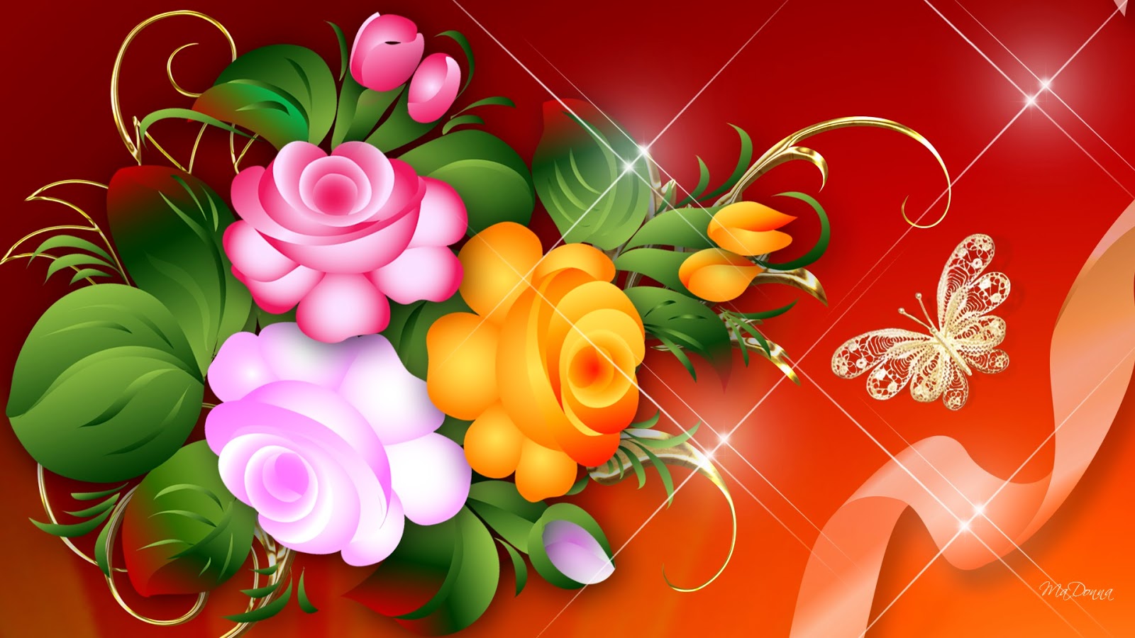 Bright Flower Wallpaper Beautiful Desktop