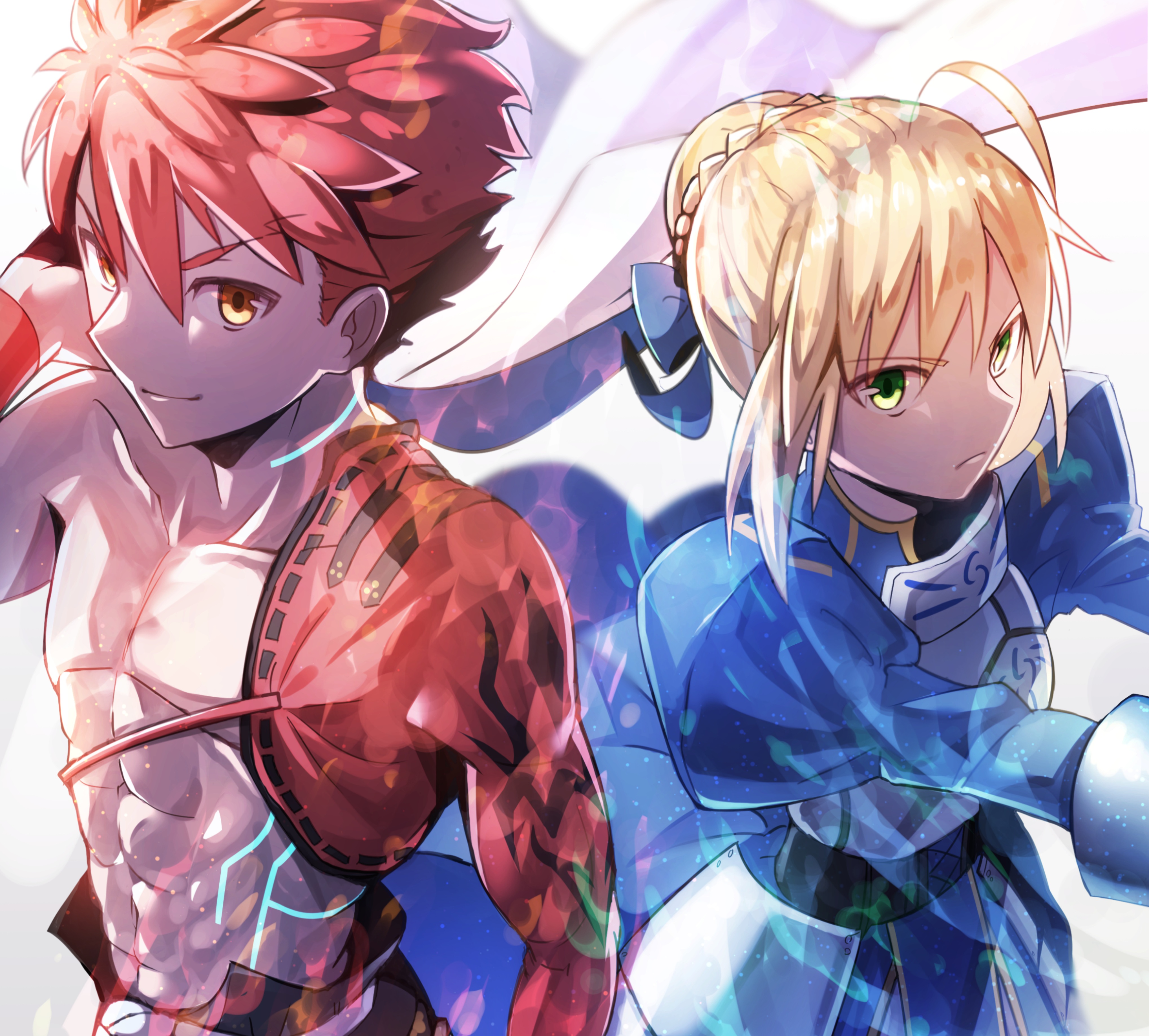 Artoria Pendragon Saber Shirou Emiya Anime Fate Wallpaper