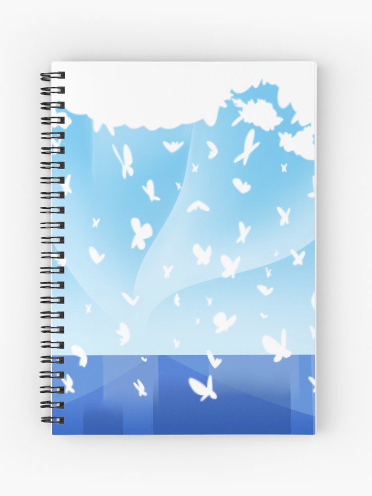 Here Es A Thought Background Spiral Notebook By Meteorito