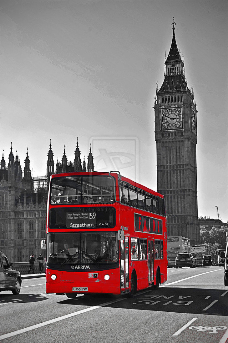 London Red Bus By Alansmithers