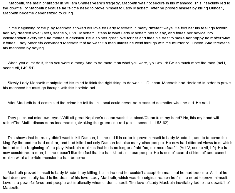 Free download Essay Help Macbeth [800x658] for your Desktop, Mobile