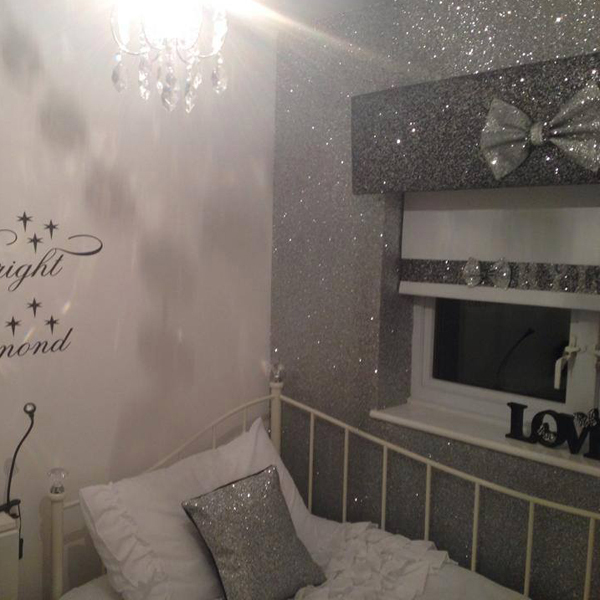 49 Glitter Wallpaper For Walls On Wallpapersafari