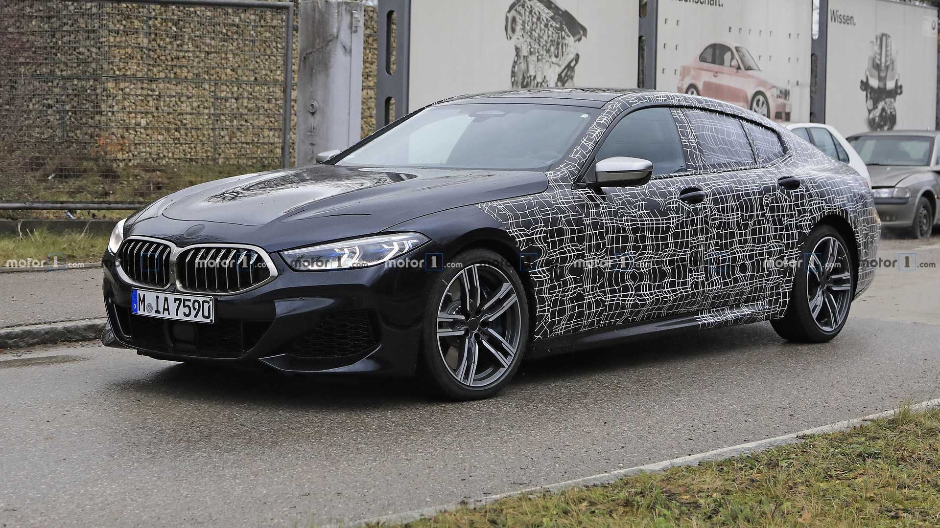 Bmw Series Gran Coupe M850i Sheds More Camo In New Spy Shots