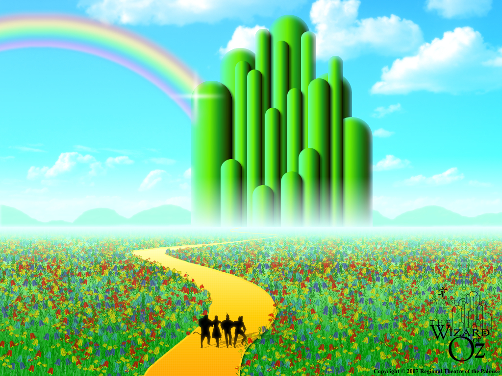 The Wizard Of Oz Image Title Emerald City Wallpaper