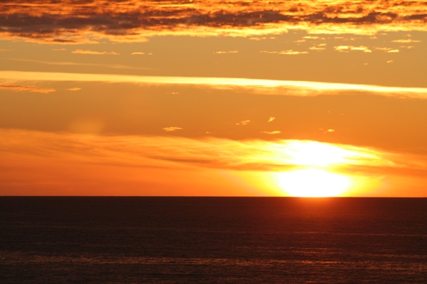 Sunrise Sunset Ocean Ships Wallpaper Desktop