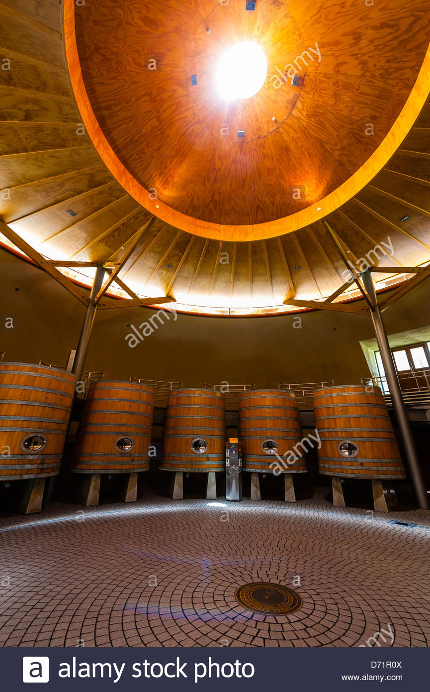 Sophia Wine Vats Room Craggy Range Winery Te Mata Peak In