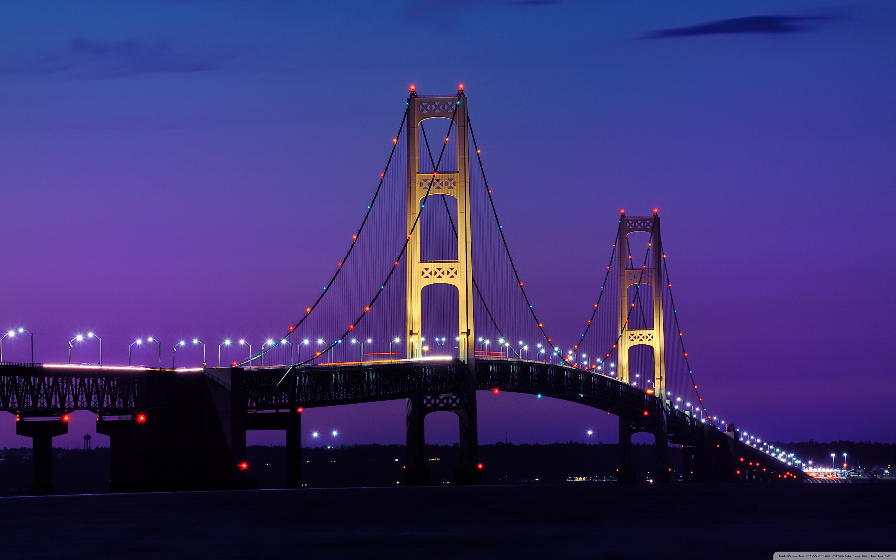 Mackinac Bridge Michigan 4k HD Desktop Wallpaper For Ultra