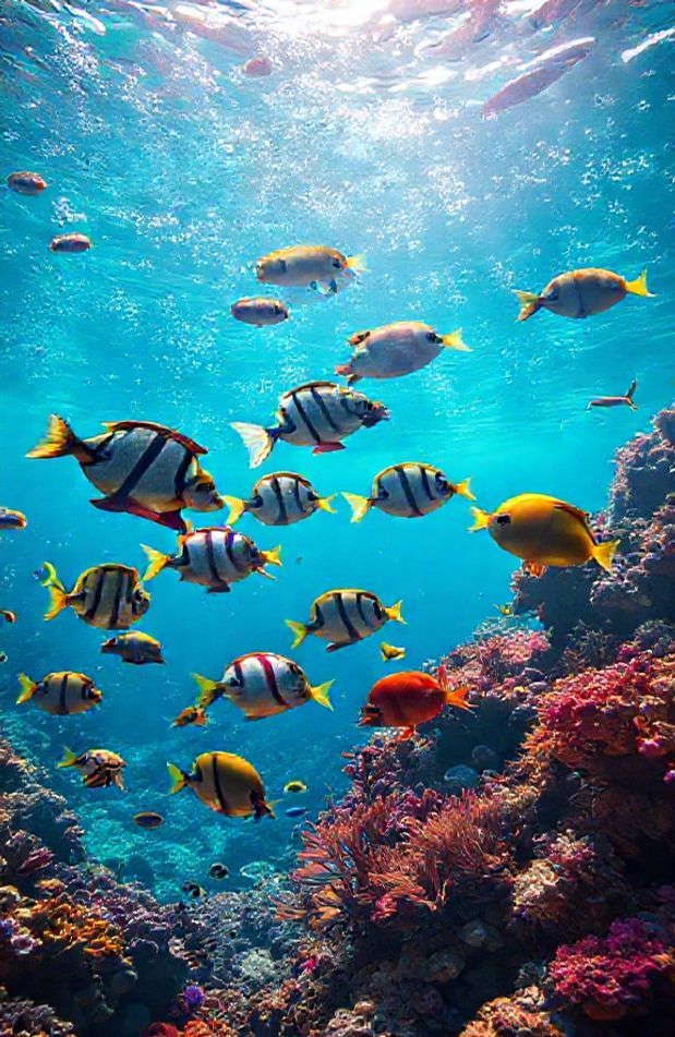 Live Moving Fish Wallpaper