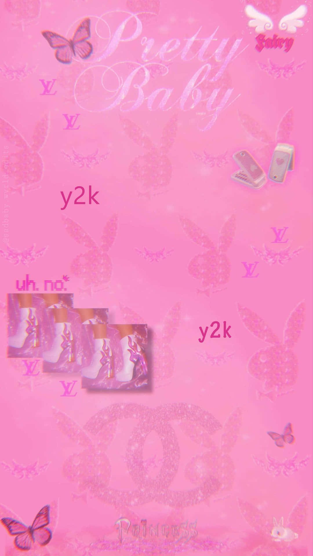 Cyber Y2k Aesthetic Wallpaper
