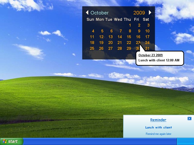 live calendar wallpaper for windows 10
