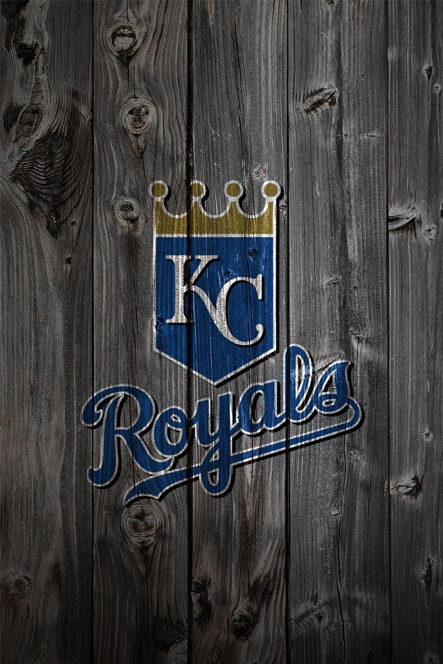 Kansas City Royals Wood iPhone Background
