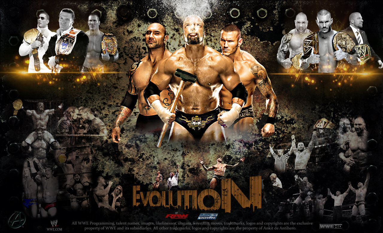 WWE Evolution Wallpaper 2014 by TheSpearstar on