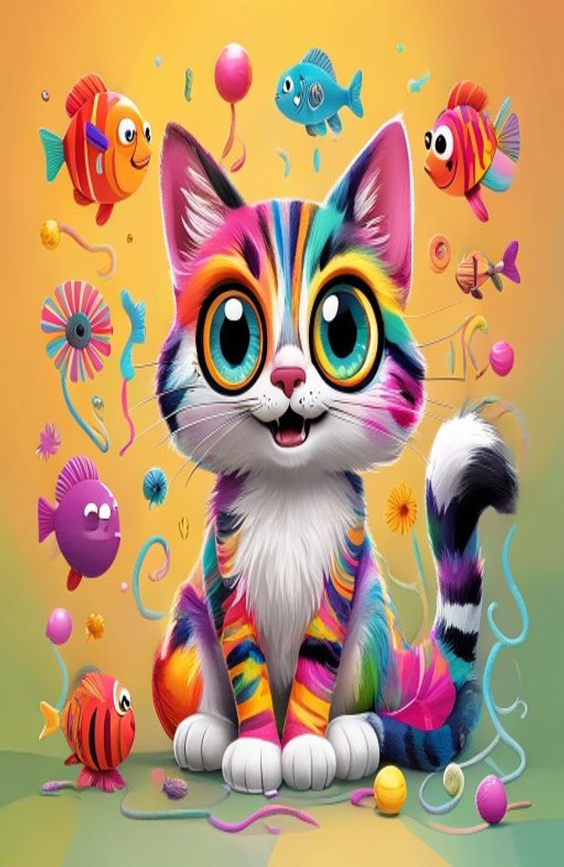 Cartoon Cat Wallpaper