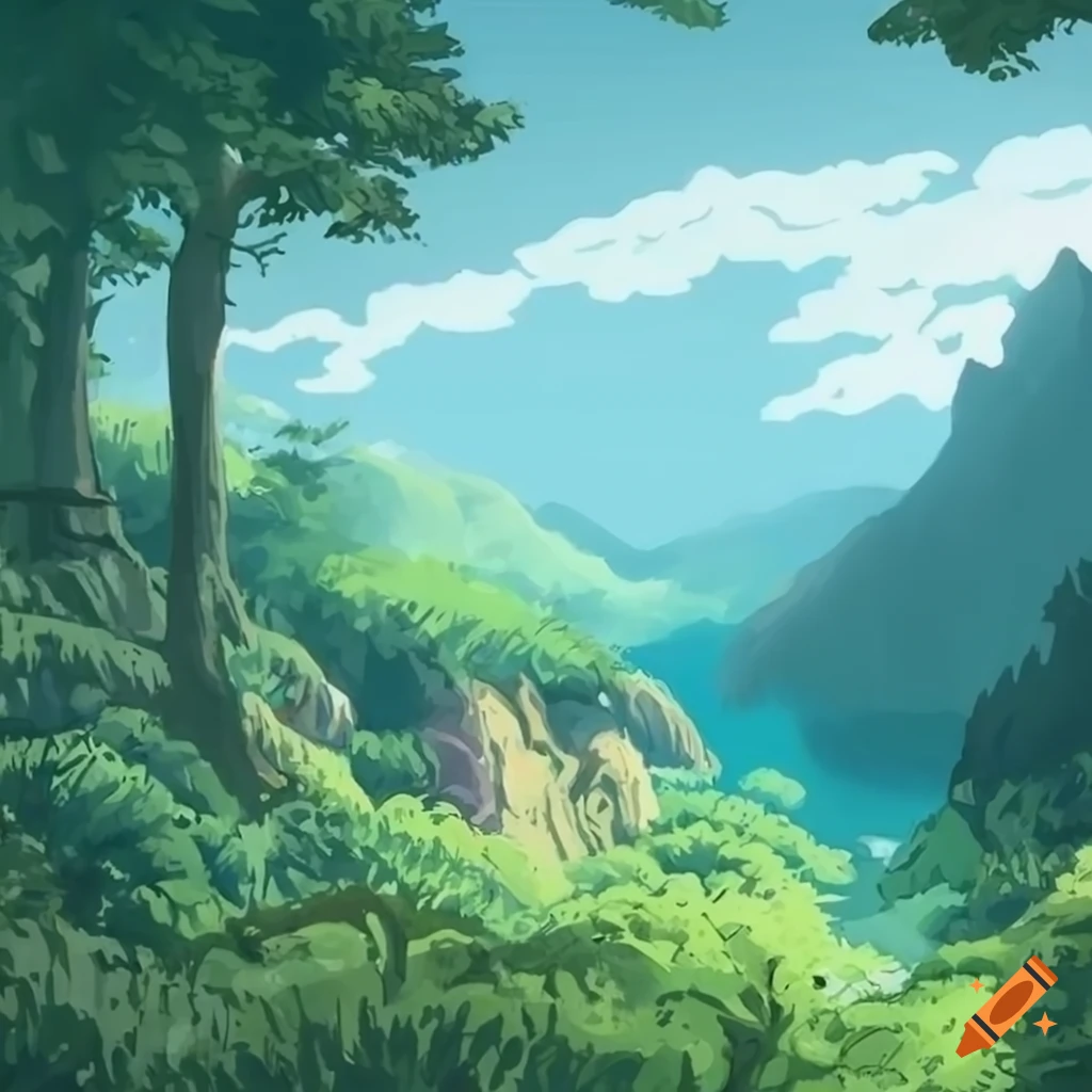 Dragon Ball Themed Landscape Wallpaper