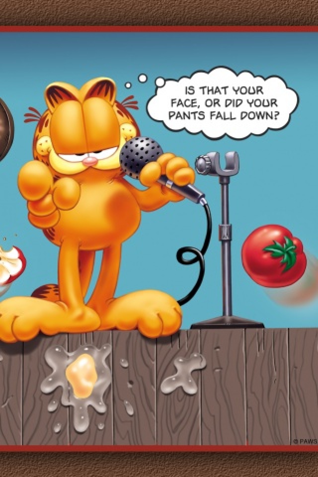 Background Garfield From Category Cartoons Wallpaper For iPhone