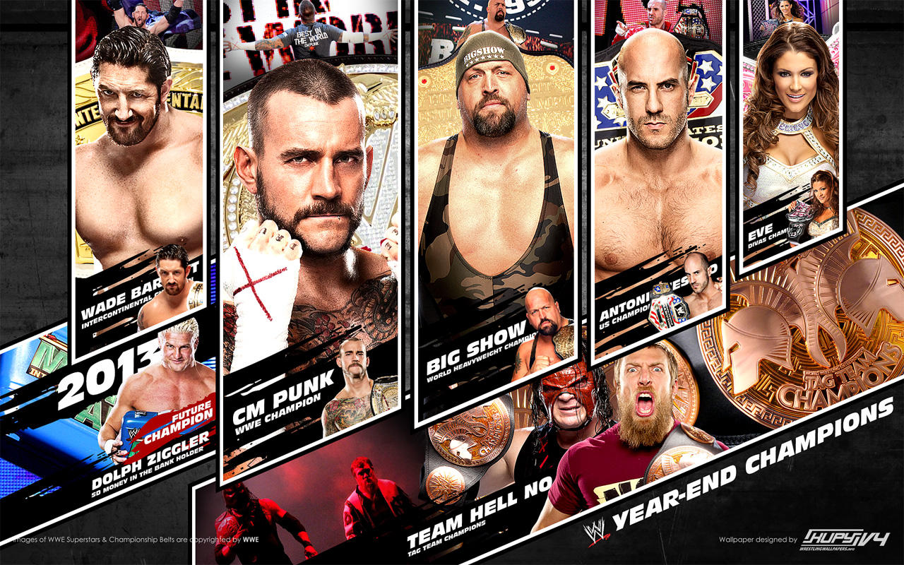 Year End Wwe Champions Wallpaper