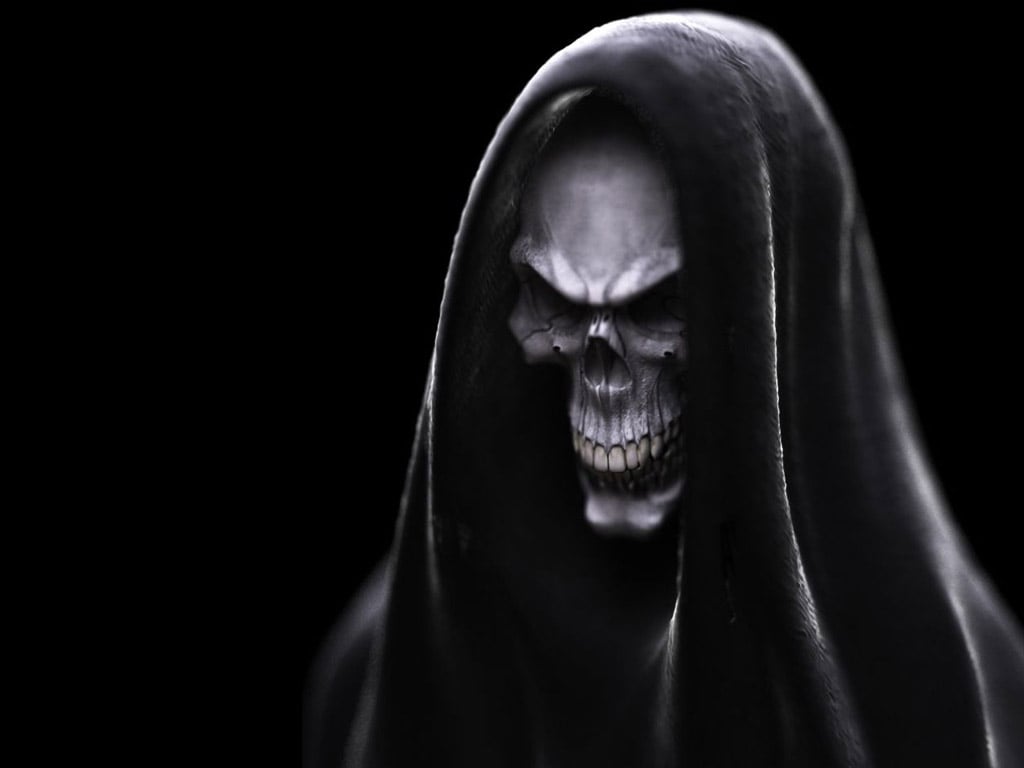 Download Scary Skulls wallpaper dark evil skull