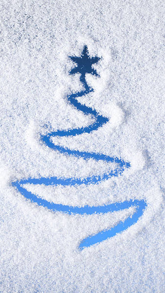 Christmas Snowy iPhone 6S Plus Wallpaper 338x600