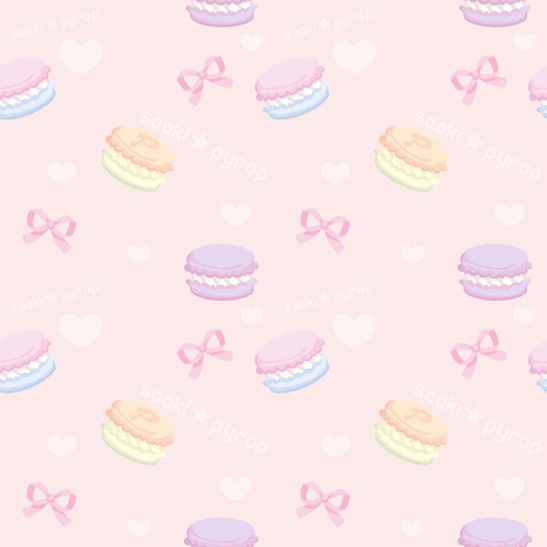 Pixels Pastel Cutie Kawaii Background C Note I