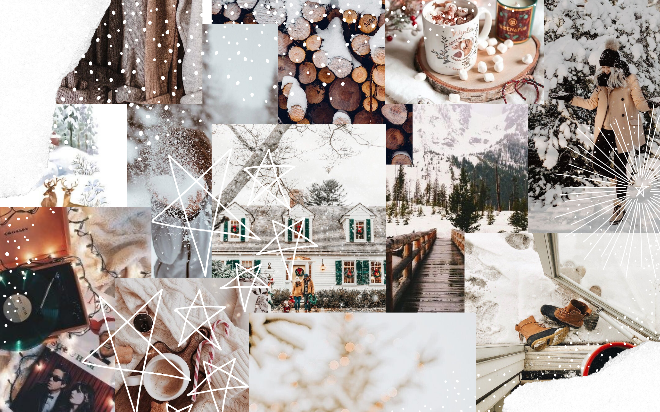 Aesthetic Wallpaper Laptop Winter Dark