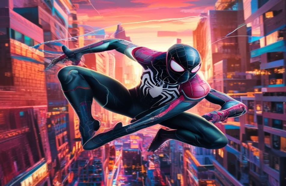 Black Spiderman Wallpaper