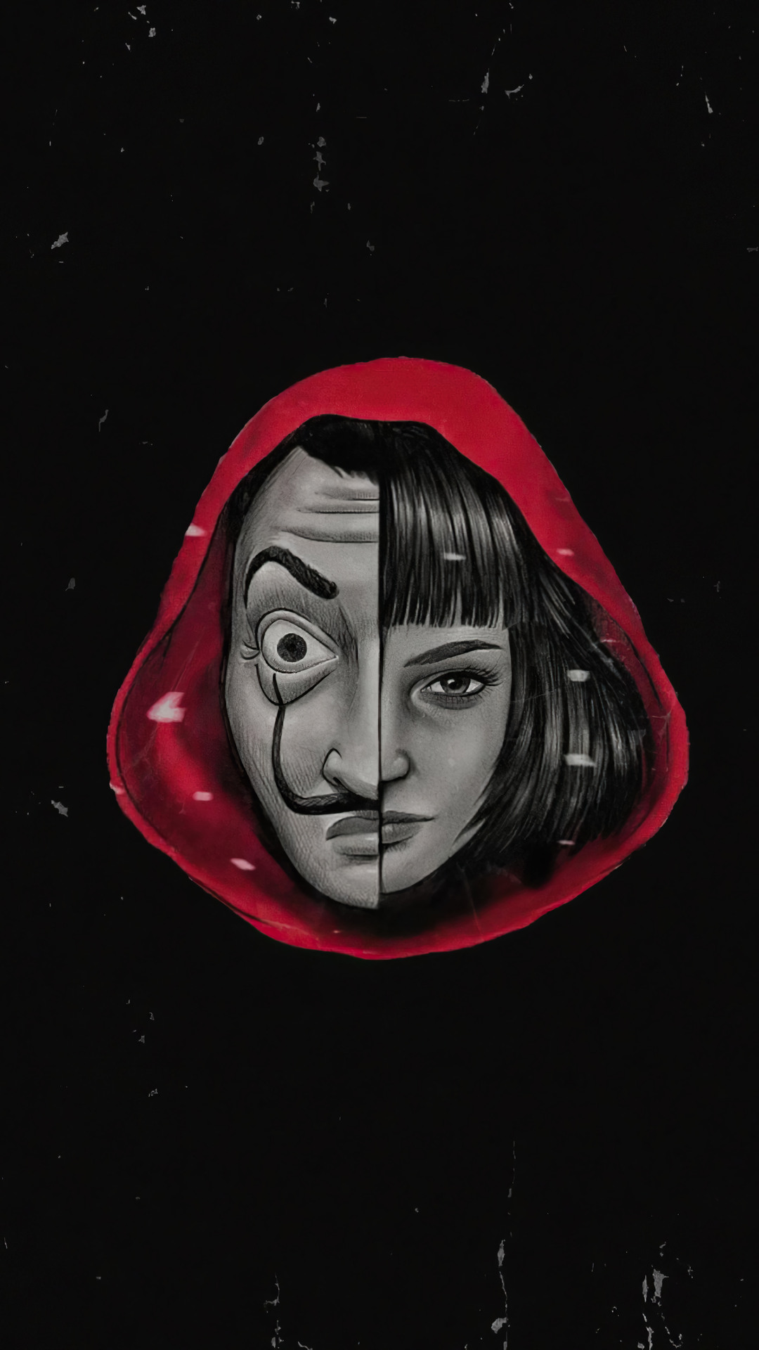 Money Heist Mask Wallpaper