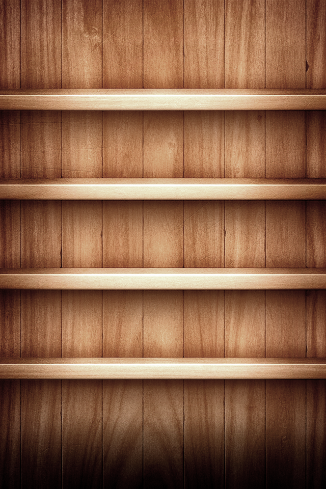 Bartelme Design Shelf iPhone Wallpaper