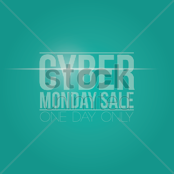 Cyber monday sale wallpaper Vector Clipart   1613171 StockUnlimited
