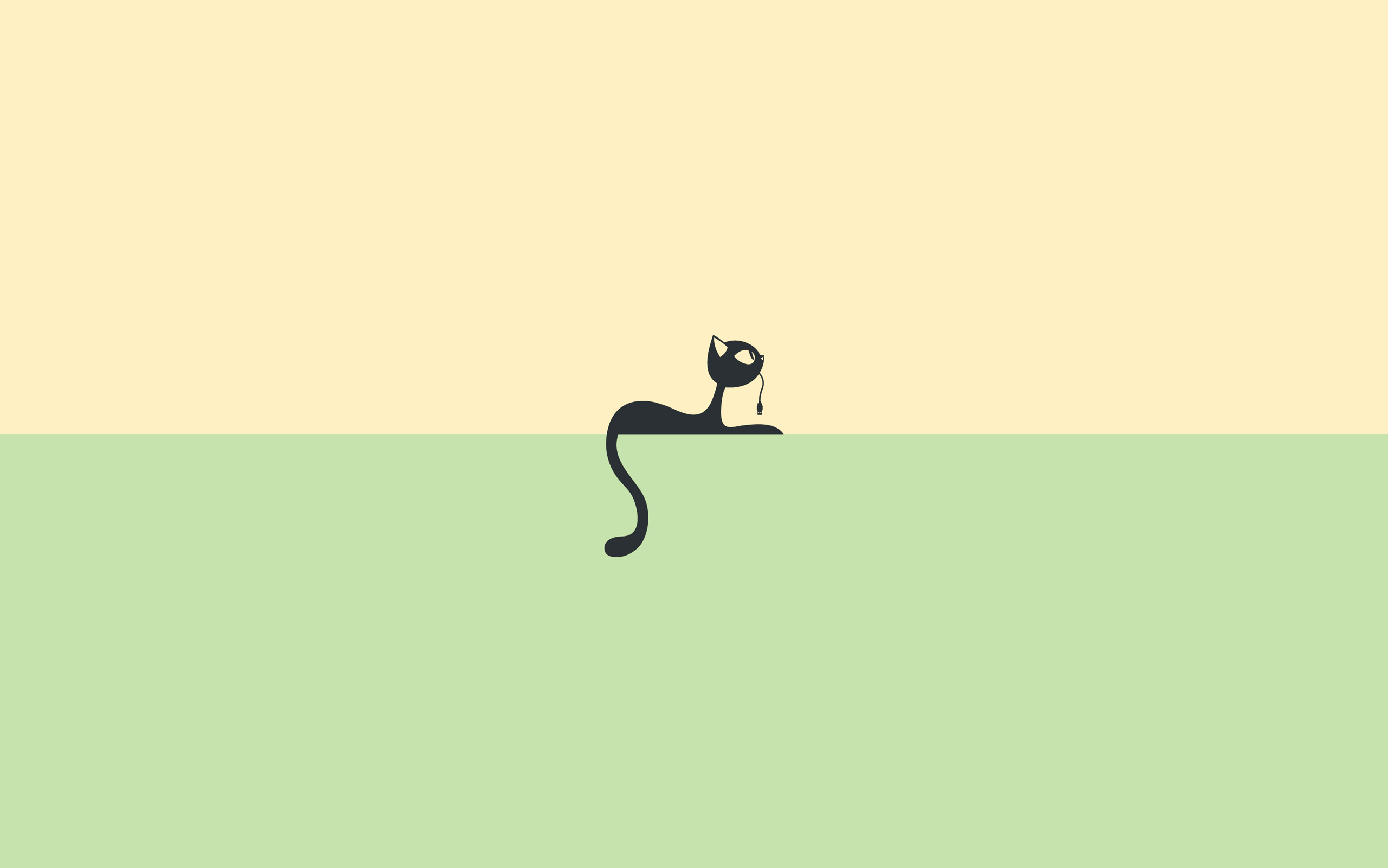 HD Cartoon Cat Background Wallpaper