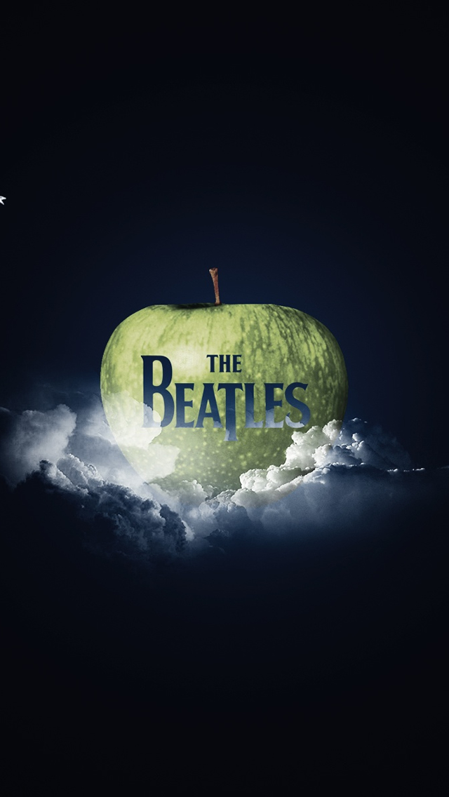 The Beatles Logo iPhone 5s Wallpaper