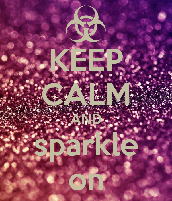 Keep Calm And Sparkle On Carry Image Generator