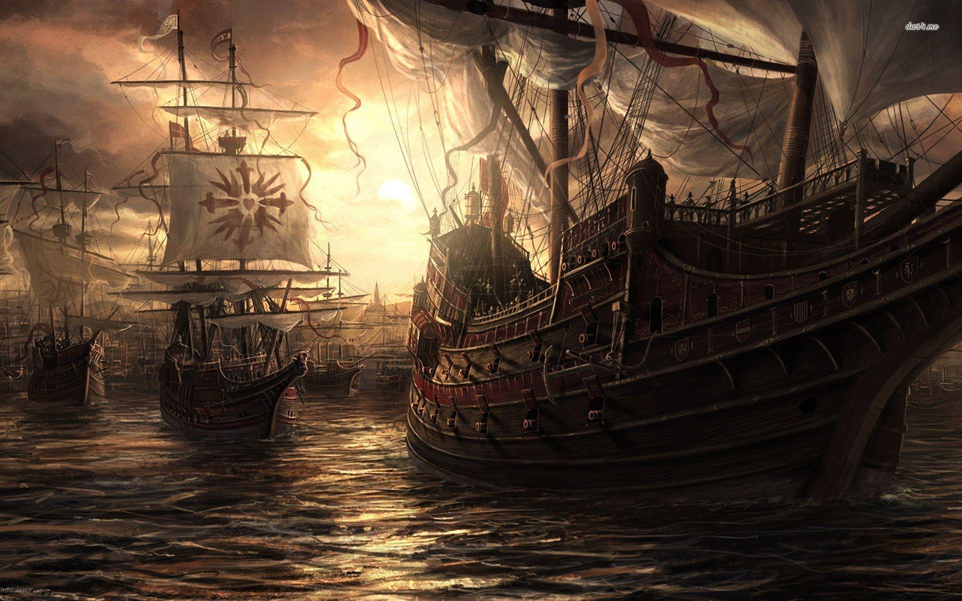 Pirate Ship Backgrounds