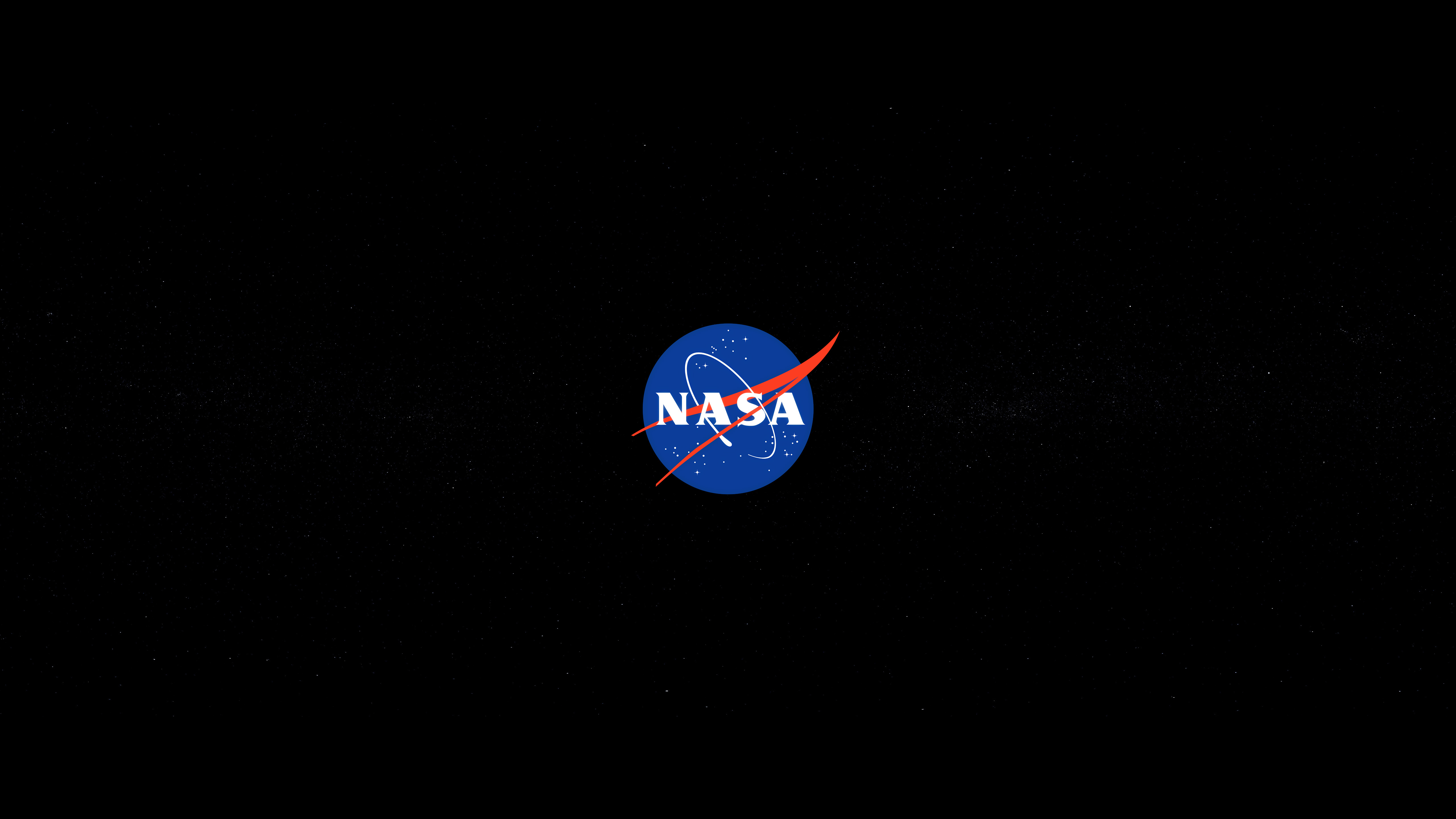Nasa Logo Black Oled 5k HD 4k Wallpaper Image