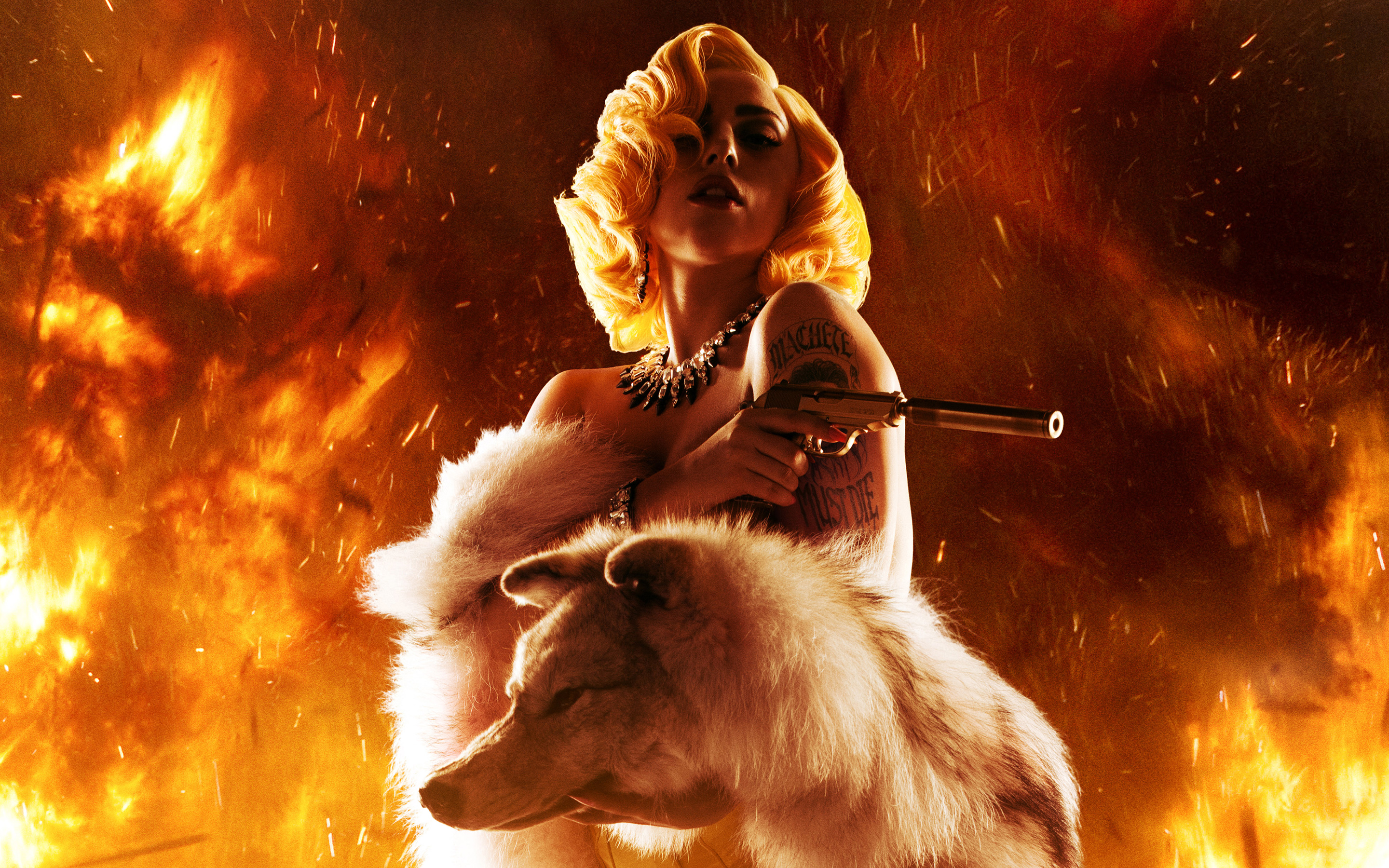 Machete Kills Lady Gaga Wallpaper HD