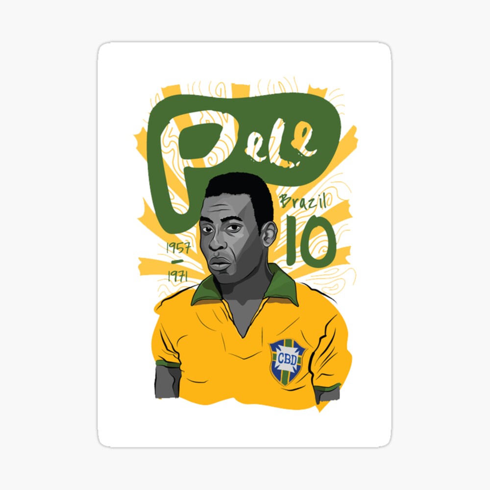 Pele Brazil Poster By Soccerfanclub