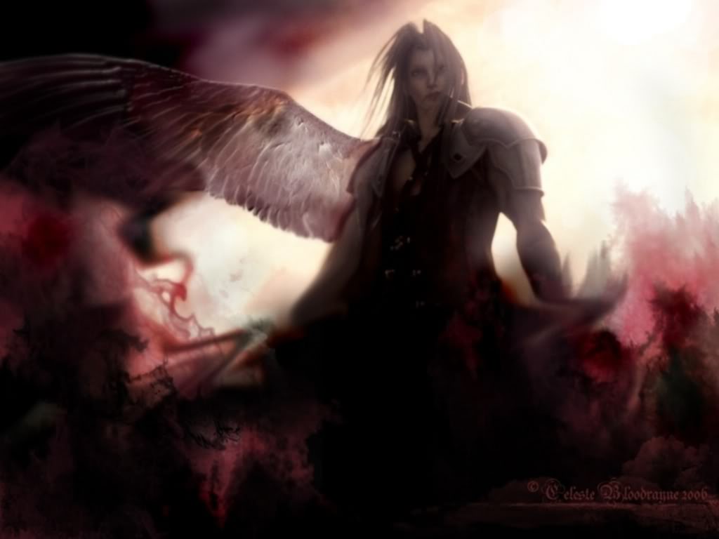 Sephiroth Final Fantasy Game One Wing Wallpaper