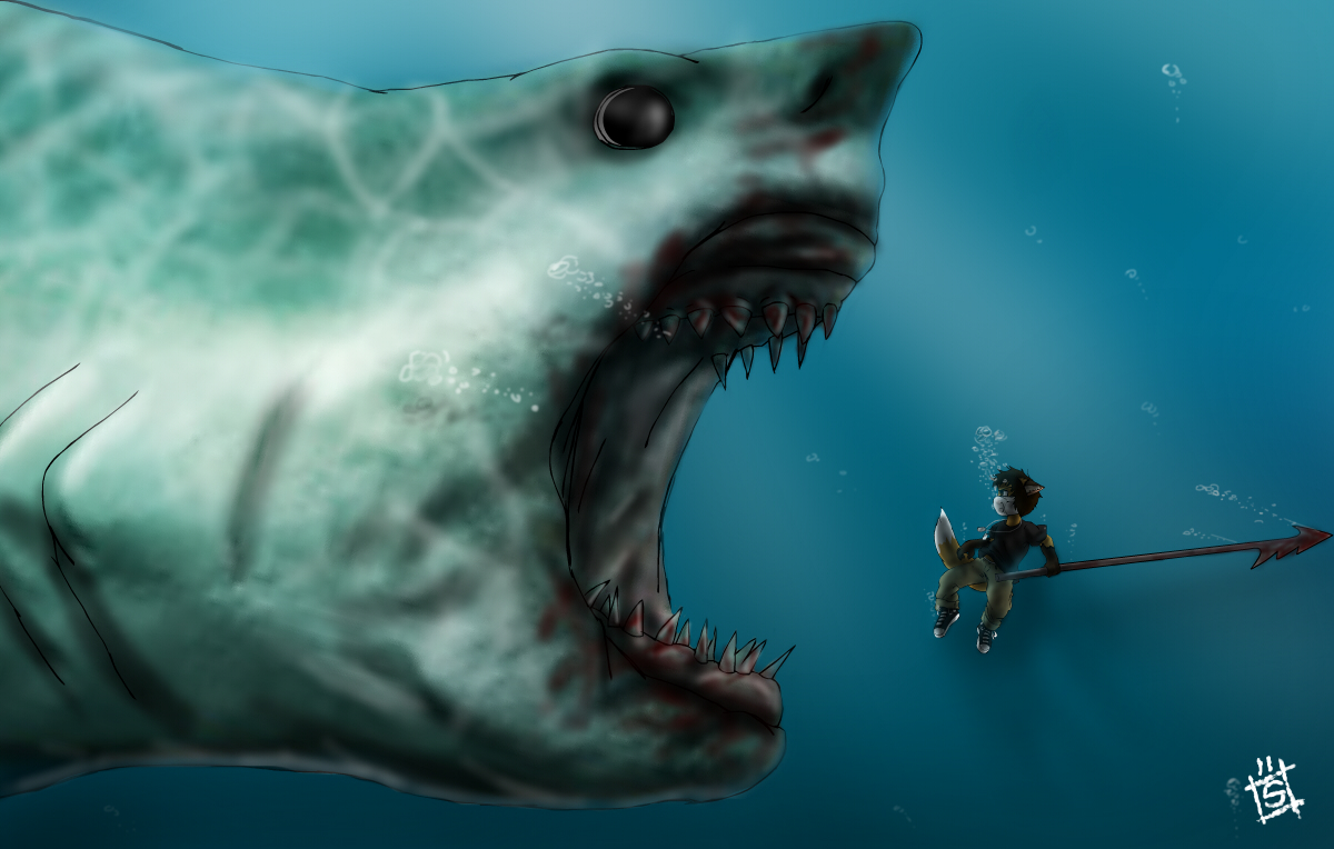 Megalodon Hd Wallpaper Open Mouth