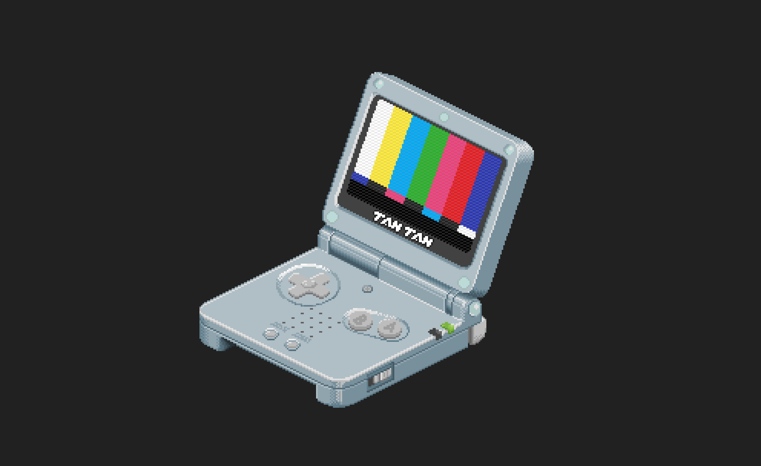 Pixel Console HD Wallpaper