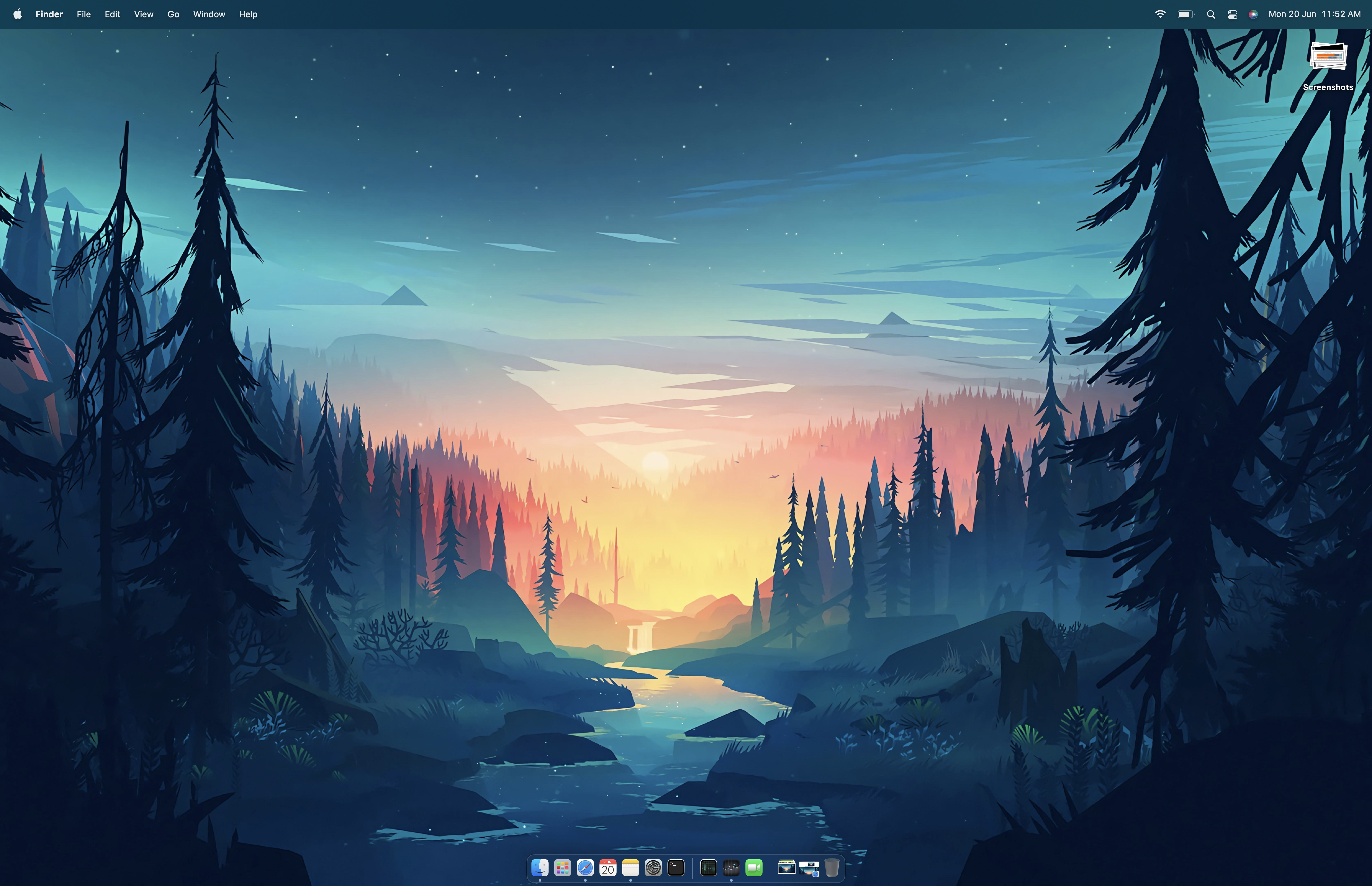 Found an awesome wallpaper that suits my Mac rmacbookpro