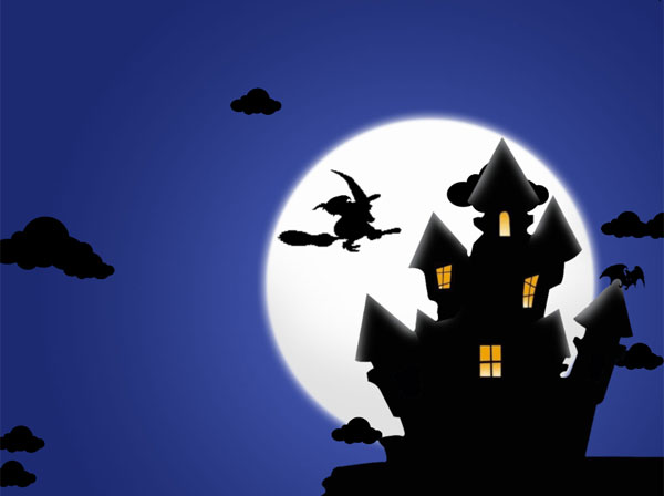 Witch In The Sky This Animated Wallpaper From Animatedwallpaper7