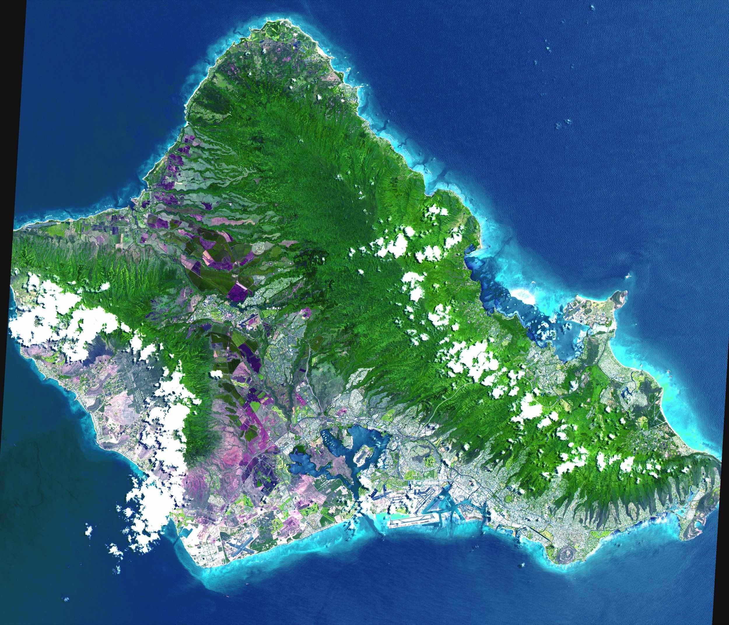 Space Image Oahu Hawaii