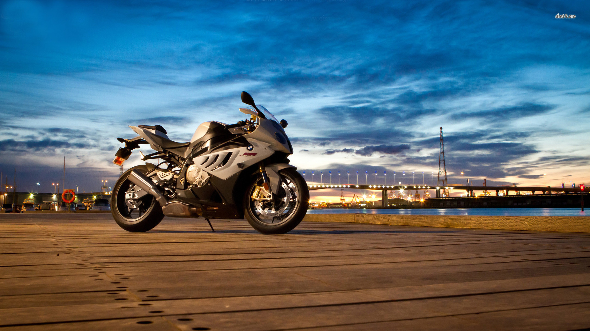 45325 bmw s1000rr on the pier 1920x1080 motorcycle