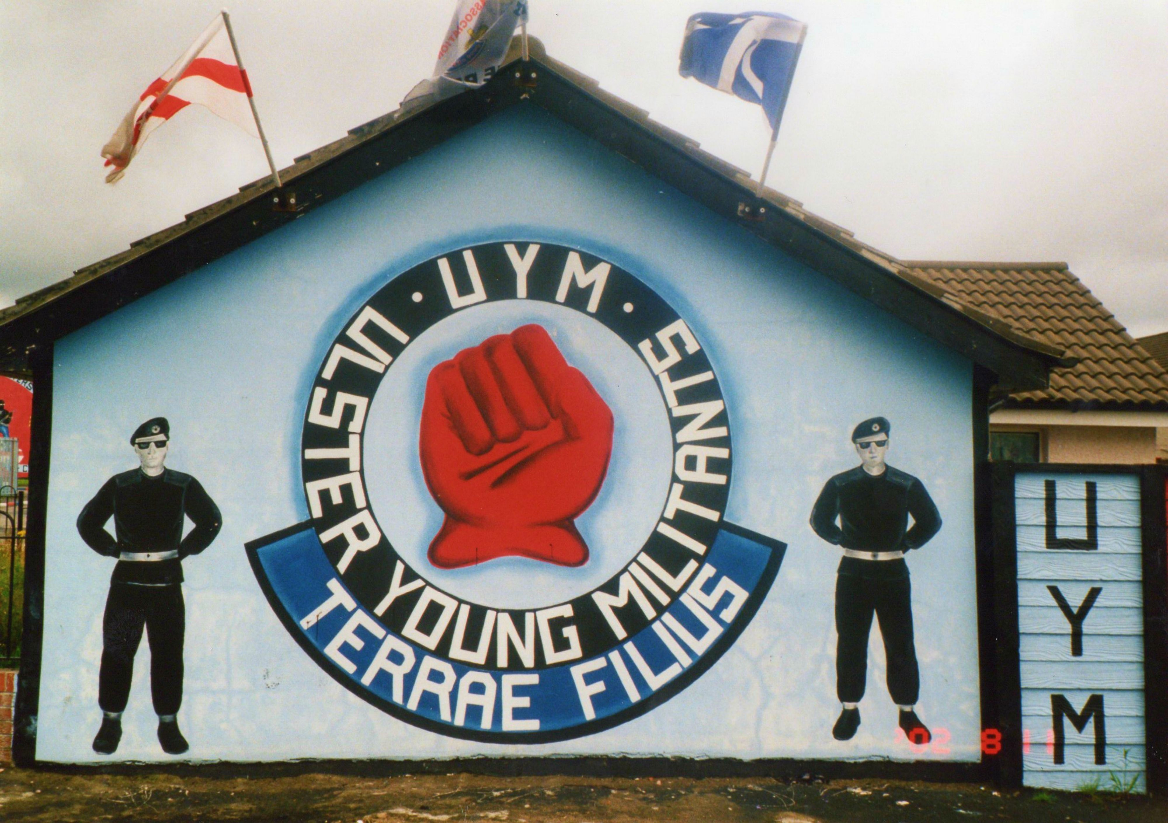 Ulster Young Militants Mural Lower Shankill Belfast Militant