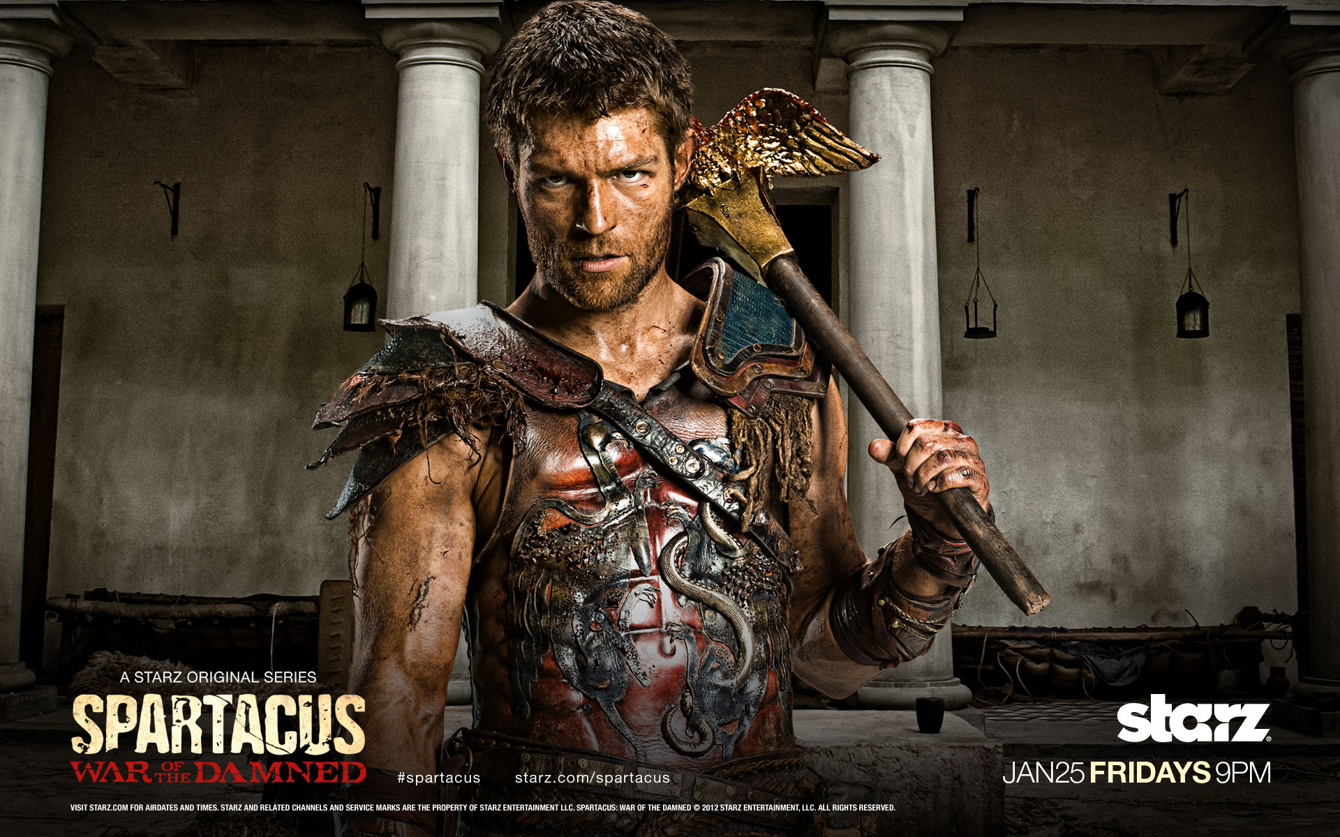 Spartacus War Of The Damned Season Wallpaper Movie