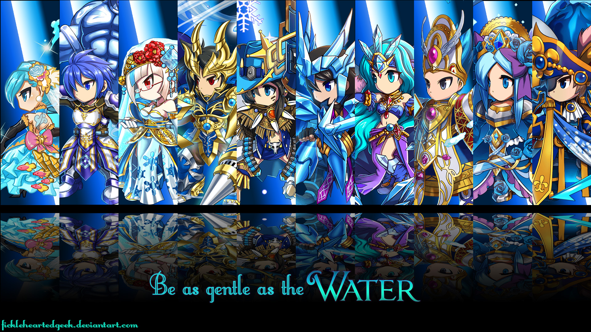 Kikuri Brave Frontier Star Water Units