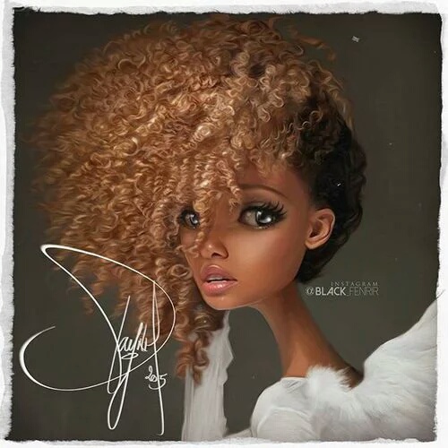 African American Background Girl Hair Wallpaper