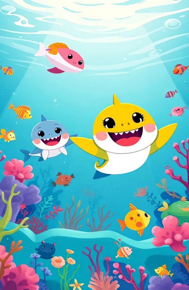 Baby Shark Pinkfong Wallpaper