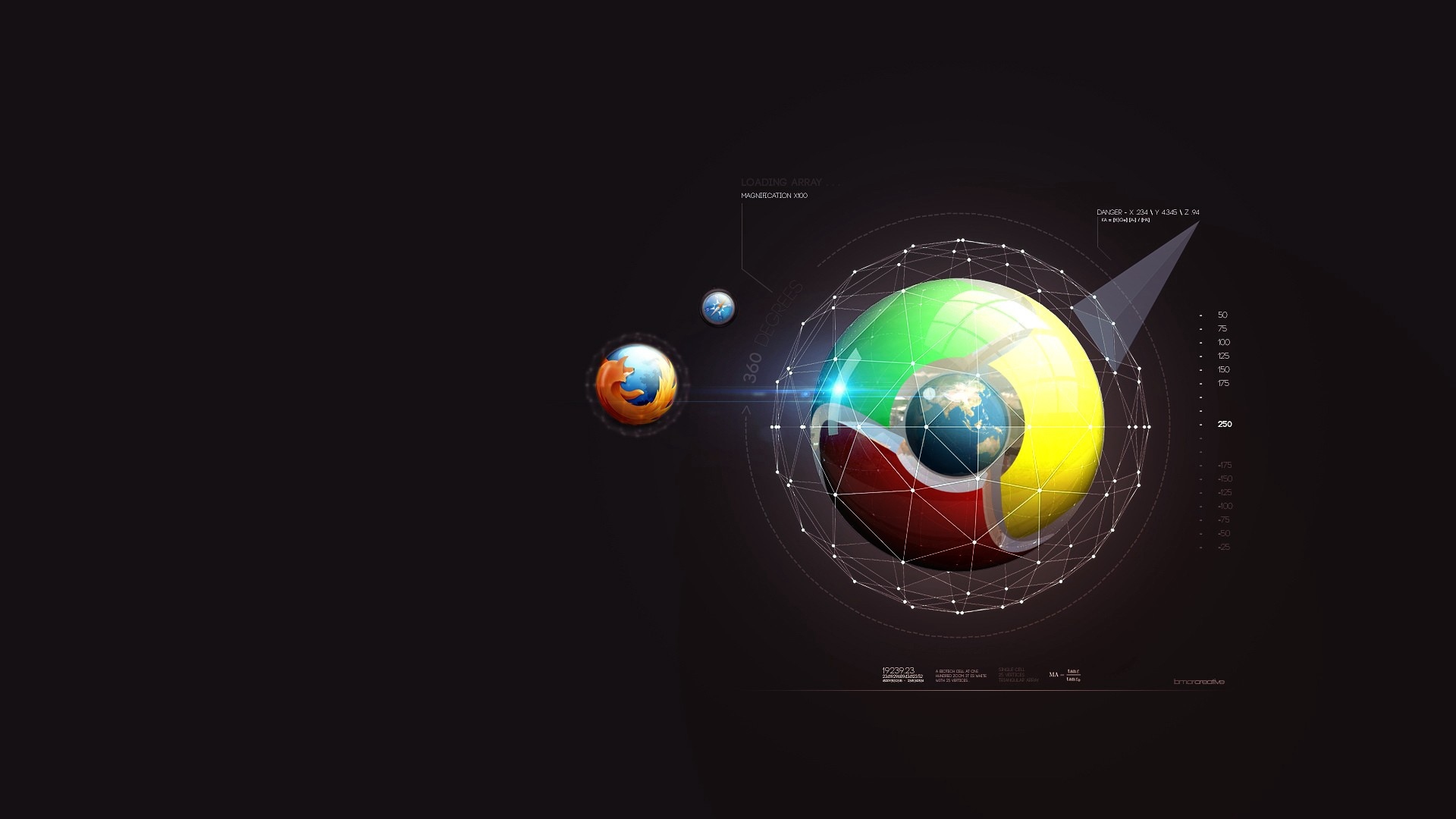 Firefox Google System Scheme Browsers Stock Photos Image