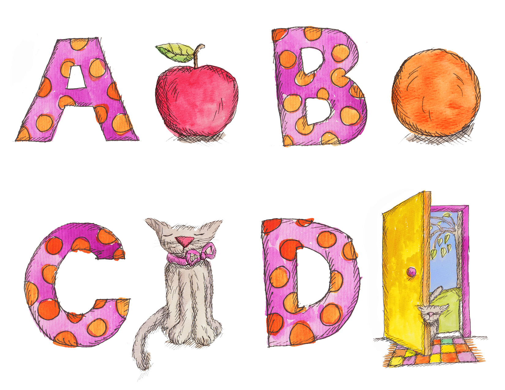 HD Alphabet Wallpaper
