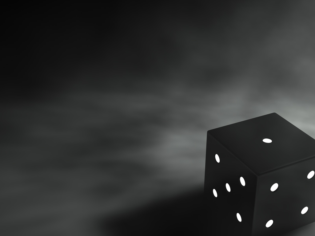 3d Black Dice Wallpaper Desktop High Resolution